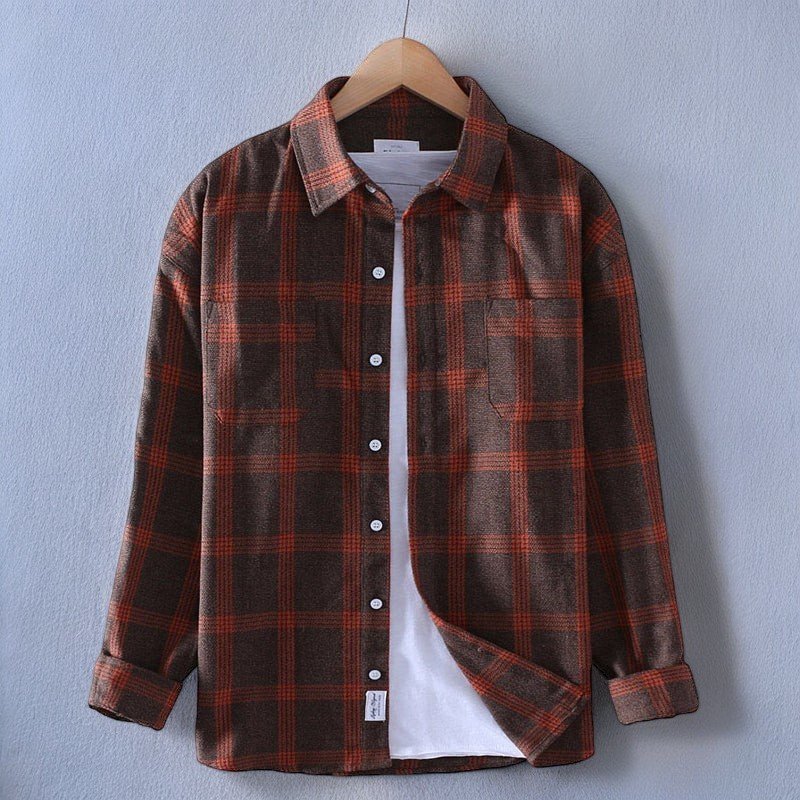 Jameson™ | Stylish men's shirt - Red / S