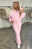 Larissa | Comfortable lounge set for women - S / Pink