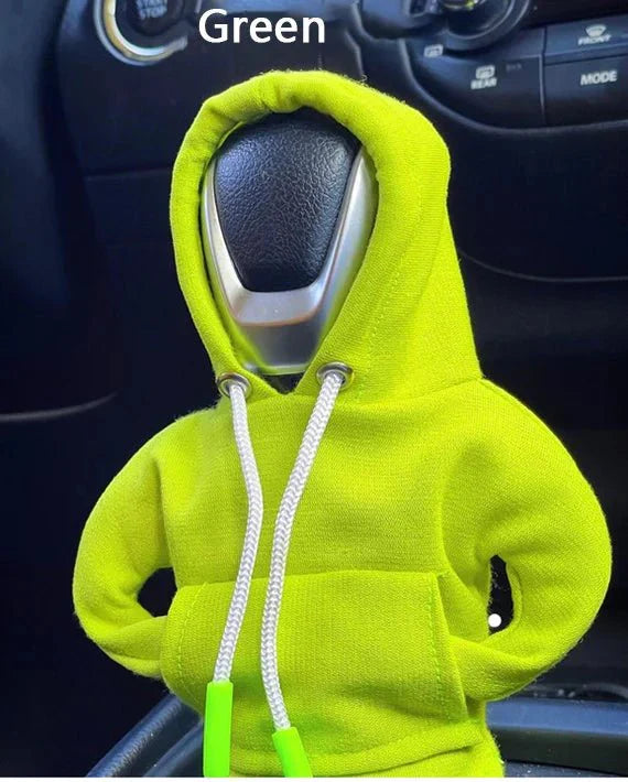 Poko™ | Hoodie car gear lever cover - Gear shifter cover - Green