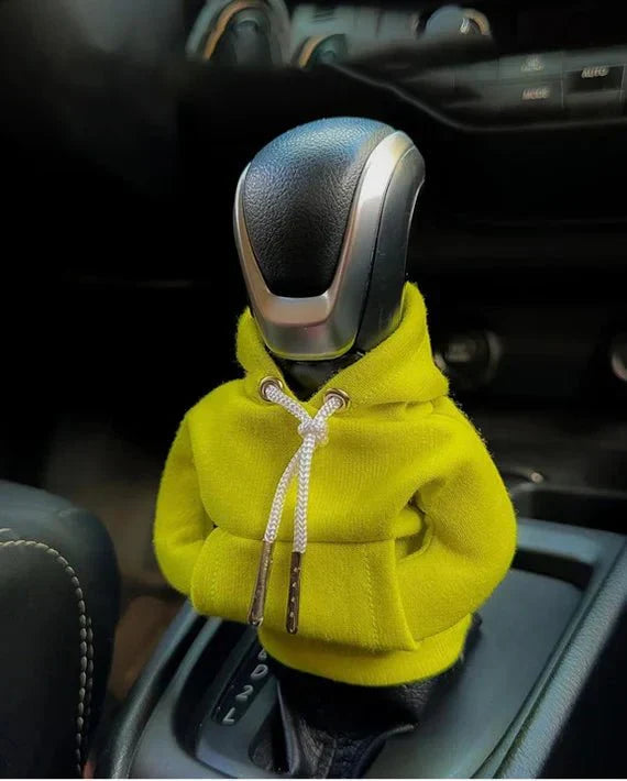 Poko™ | Hoodie car gear lever cover - Gear shifter cover - Orange