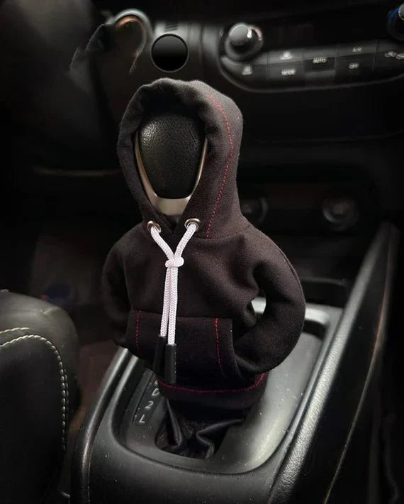 Poko™ | Hoodie car gear lever cover - Gear shifter cover - Orange