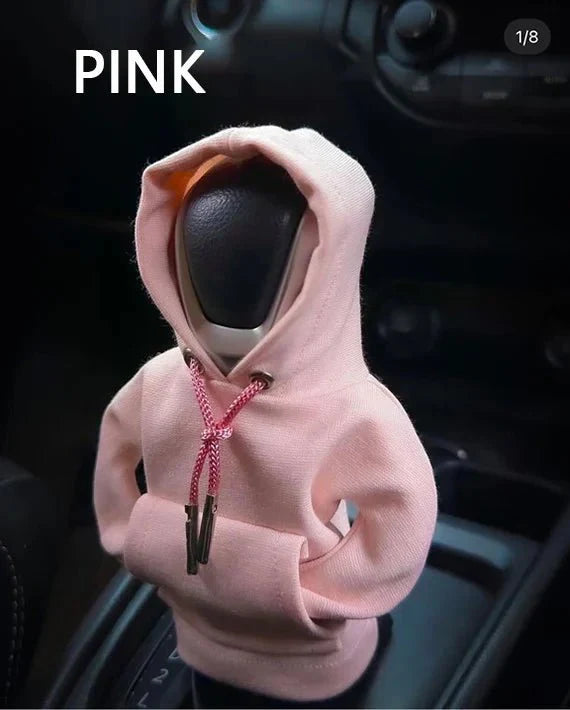 Poko™ | Hoodie car gear lever cover - Gear shifter cover - Pink