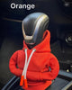 Poko™ | Hoodie car gear lever cover - Gear shifter cover - Orange