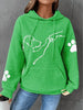 Sara | Comfortable and warm hooded jumper for women - Green / S