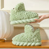 LunaStep™ - Fluffy non-slip platform mules - Light brown / 36-37 (25CM)