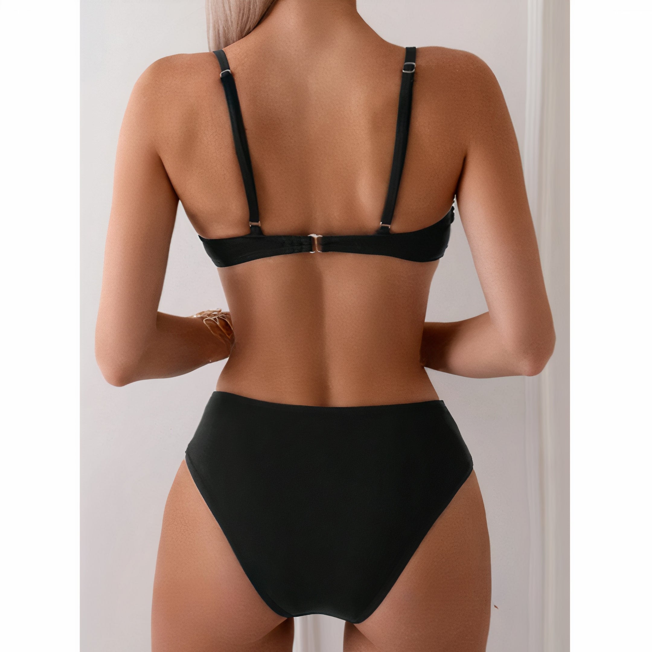 Zariah | Radiant Gold Bikini Set for Women