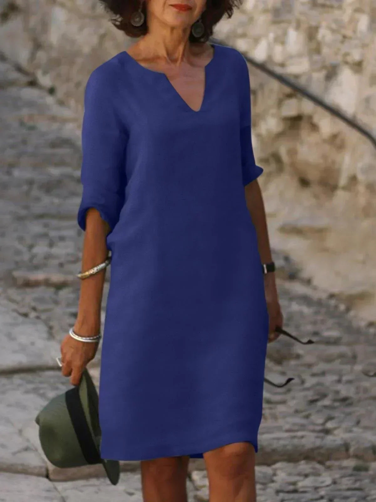 Rosetta | Stylish Dress with Elegant V-Neck