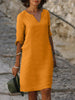 Rosetta | Stylish Dress with Elegant V-Neck
