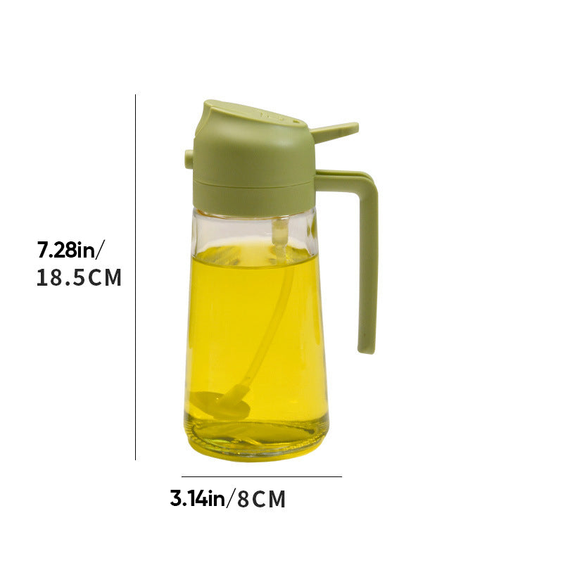 OilMagician™ | The 2-in-1 glass oil dispenser for pouring and spraying