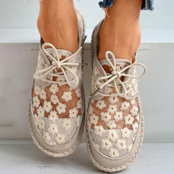 Viveca | Orthopaedic Shoes with Floral Pattern