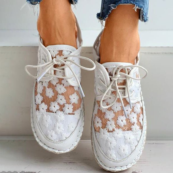 Viveca | Orthopaedic Shoes with Floral Pattern