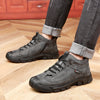 Danniel™ | Men's winter trainers with faux fur lining - Grey / 39