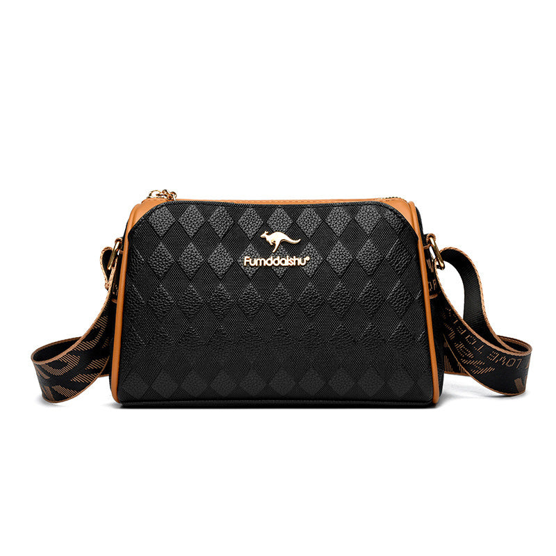 Ruby | Triple-Layer Shoulder Bag with Ample Space