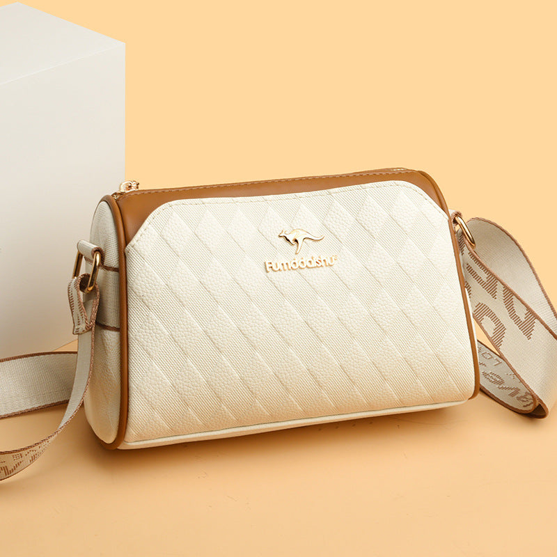 Ruby | Triple-Layer Shoulder Bag with Ample Space