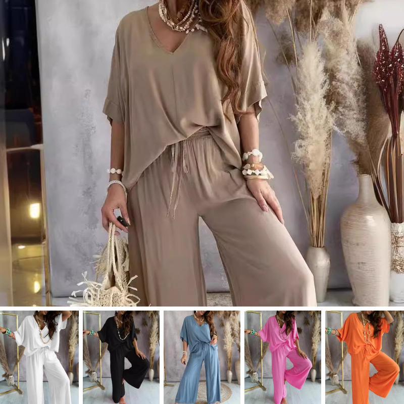 Azel | Ladies Casual Loose Solid Colour Suit