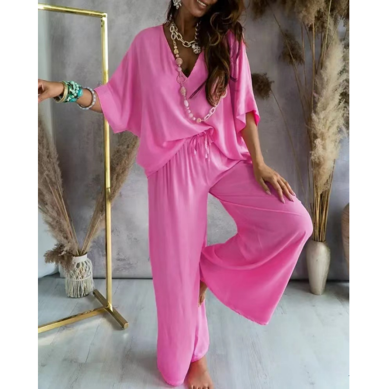 Azel | Ladies Casual Loose Solid Colour Suit