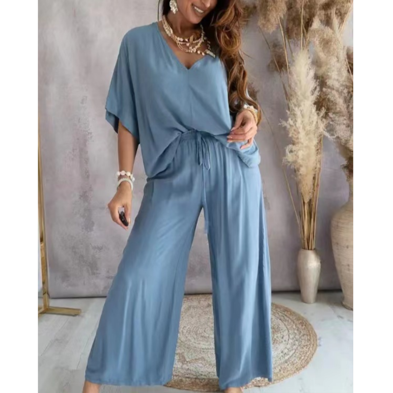 Azel | Ladies Casual Loose Solid Colour Suit