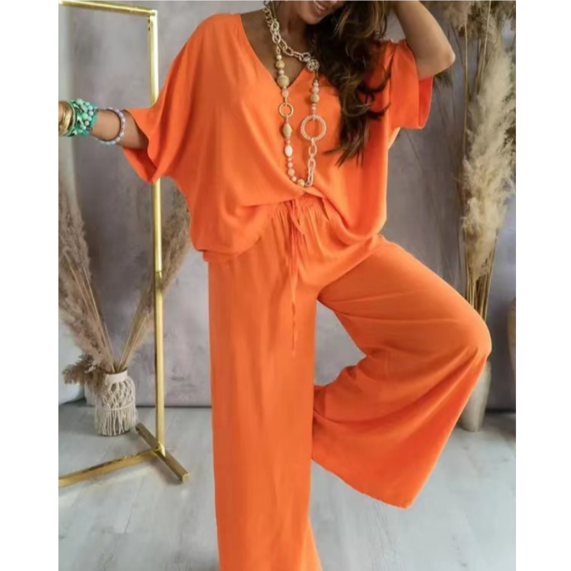Azel | Ladies Casual Loose Solid Colour Suit