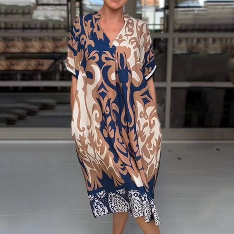 Bherta | Stylish Midi Dress with Flowing Design