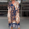 Bherta | Stylish Midi Dress with Flowing Design