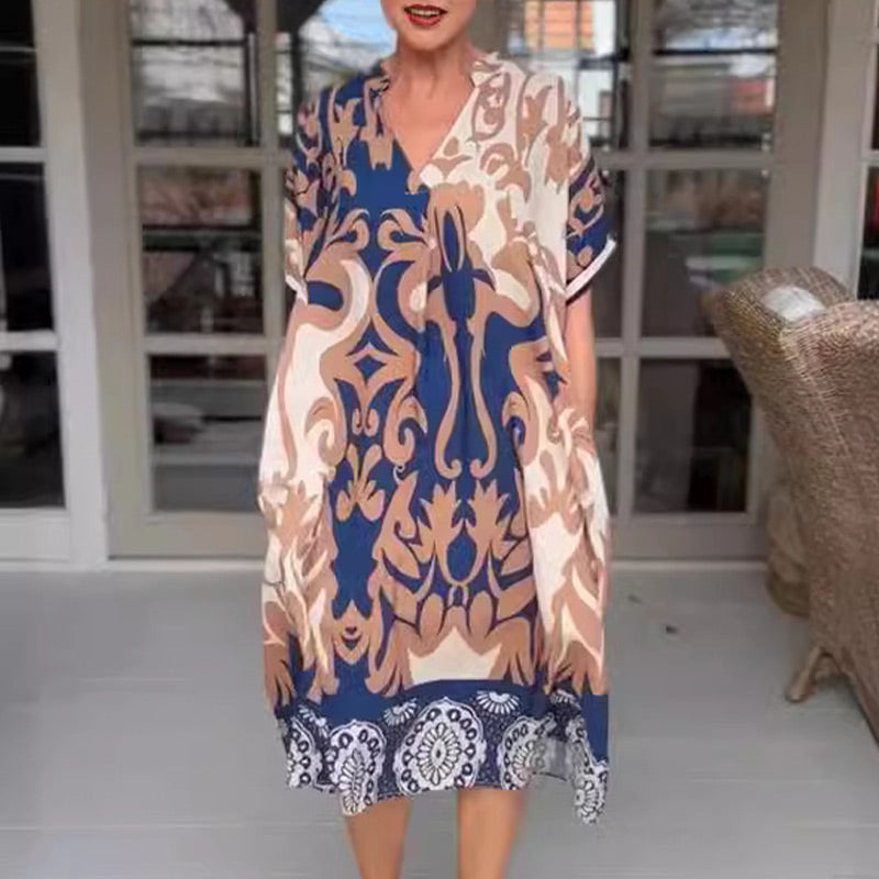 Bherta | Stylish Midi Dress with Flowing Design