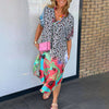Calista | Elegant Animal Print Dress