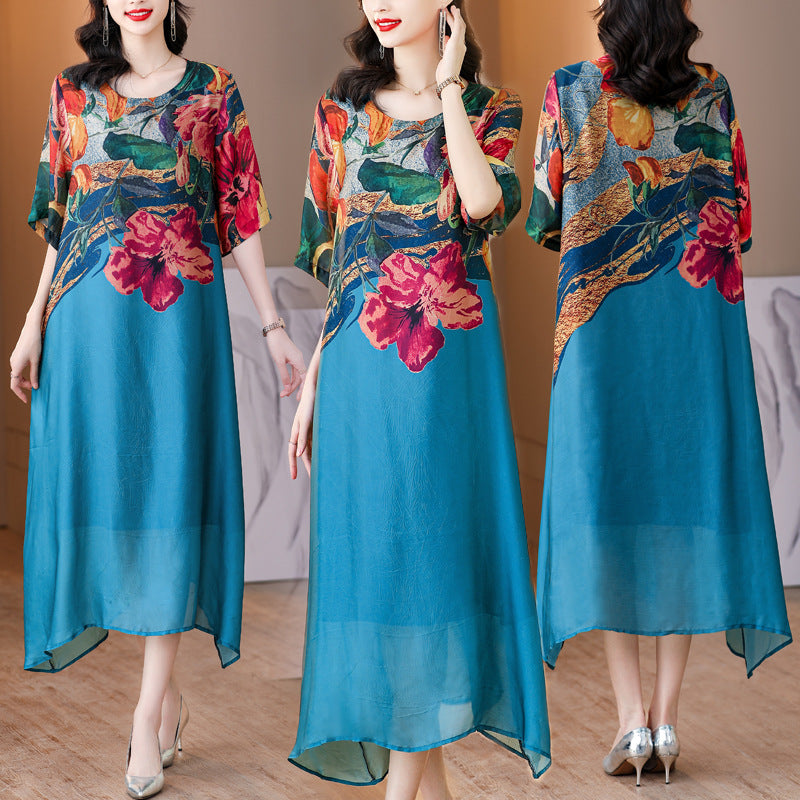 Judyanne | Timeless Floral Dress for plus-size women
