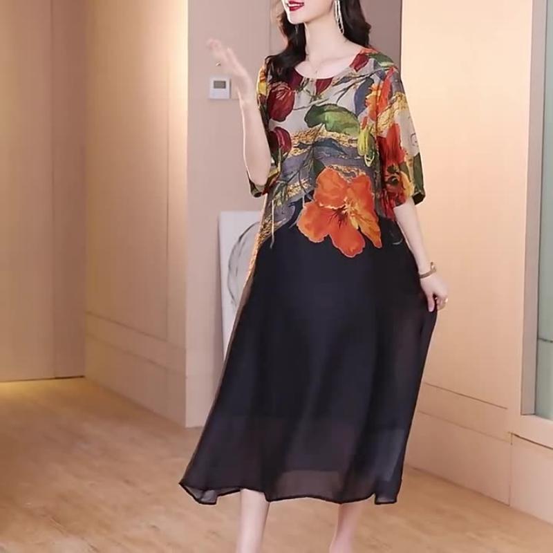 Judyanne | Timeless Floral Dress for plus-size women