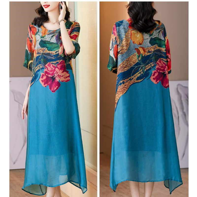 Judyanne | Timeless Floral Dress for plus-size women