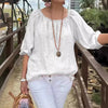 Gretta | Timeless Cotton-Linen Top