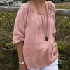 Gretta | Timeless Cotton-Linen Top