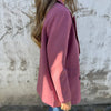 Nadja™ | Stylish long blazer - Klær & Tilbehør - Purple / S