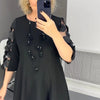 Agnes | Elegant Plus-Size Dress with Polka Dots