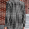 Laura | Fashionable blazer in a checked design - Klær og Tilbehør - Pink / S