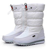 Stefi™ | Non-slip and waterproof faux fur snow boots - White / 36