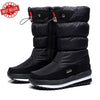 Stefi™ | Non-slip and waterproof faux fur snow boots - Black / 36