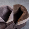 Velina™ | Orthopaedic leather boots - Brown autumn lining / 35