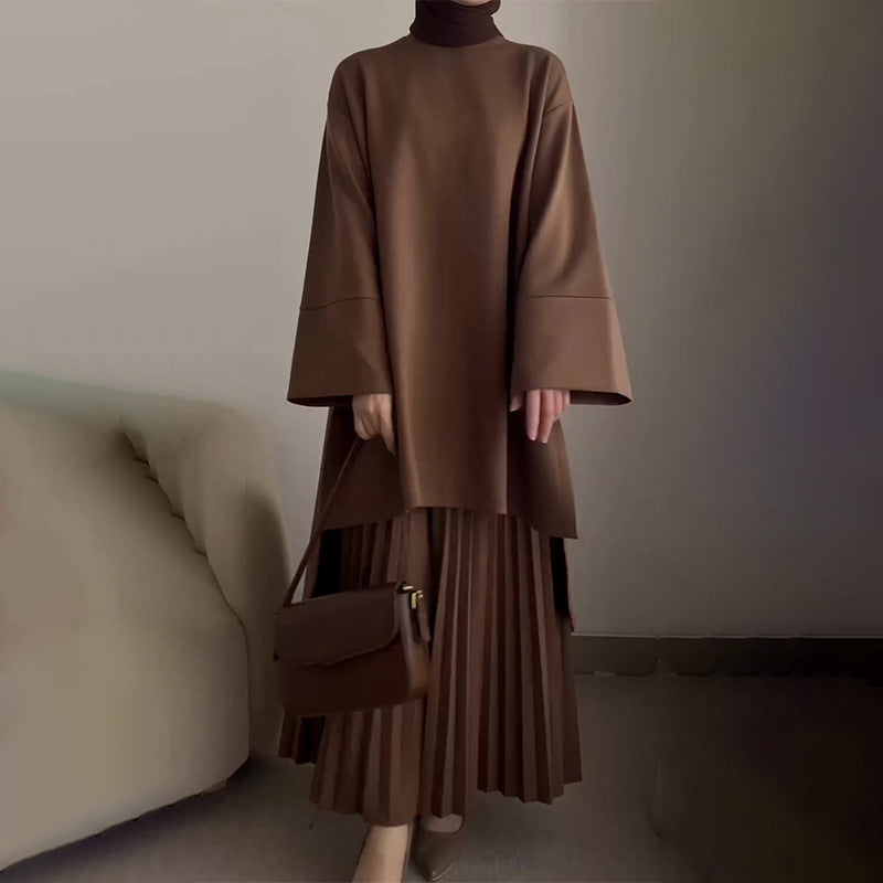 Maurinne | Feminine Pleated Outfit Set