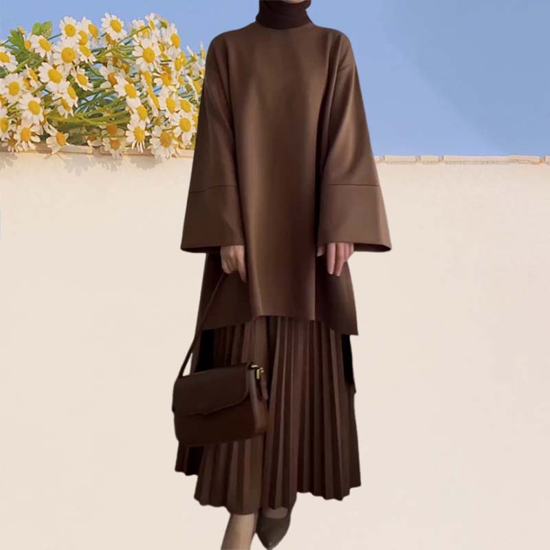 Maurinne | Feminine Pleated Outfit Set