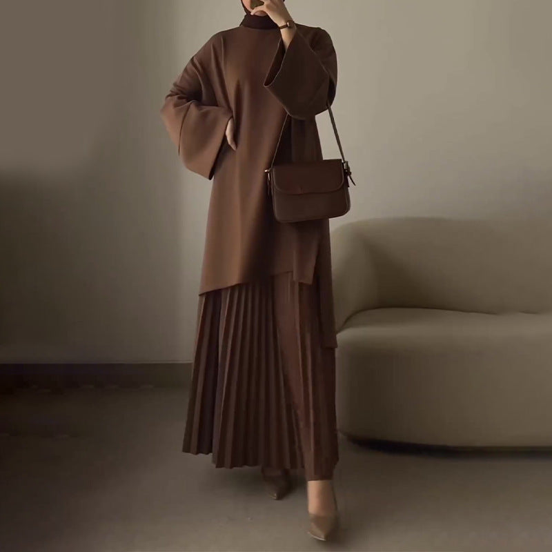 Maurinne | Feminine Pleated Outfit Set