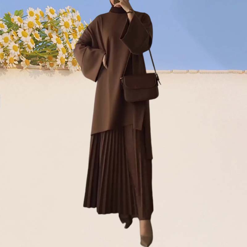 Maurinne | Feminine Pleated Outfit Set