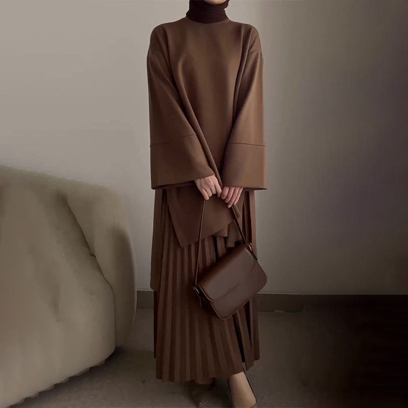Maurinne | Feminine Pleated Outfit Set