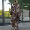 Cloe | Casual Long-Sleeve Dress in Trendy Leopard Print