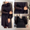 Zoila | Sequin tie dress