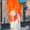Naomy | Elegant Floral Print Kaftan Dress