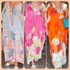 Naomy | Elegant Floral Print Kaftan Dress