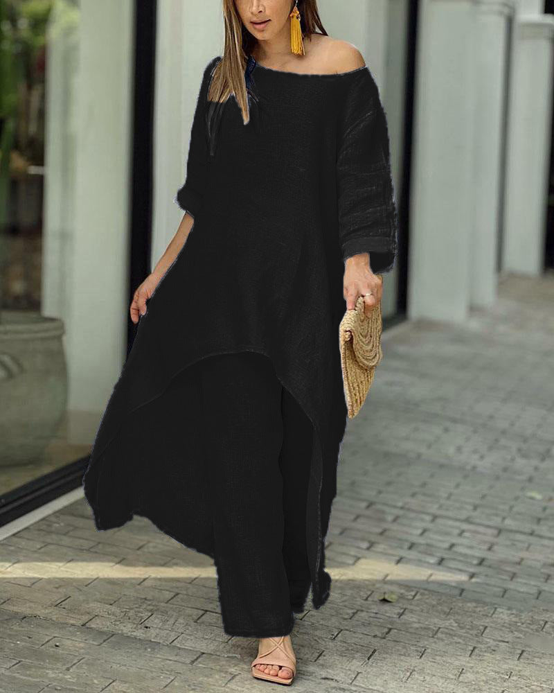 Gabi | Linen Suit Set for Women