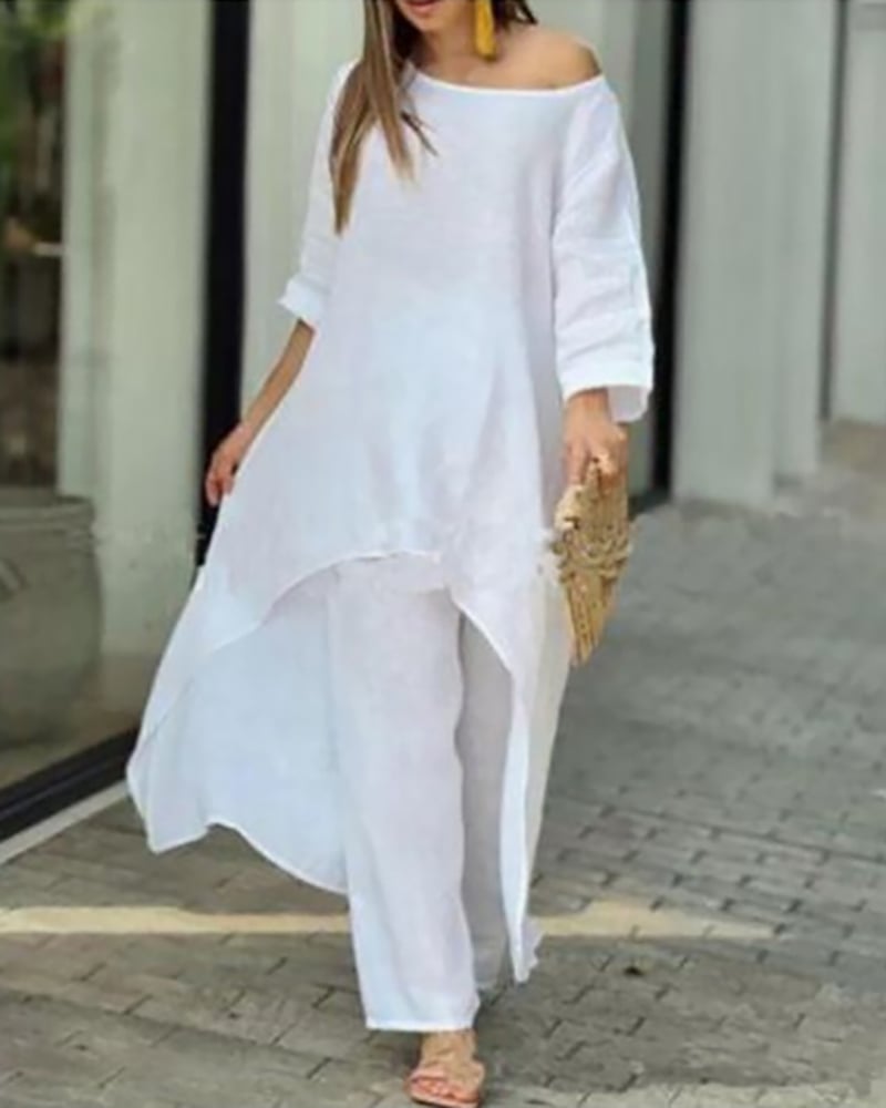Gabi | Linen Suit Set for Women