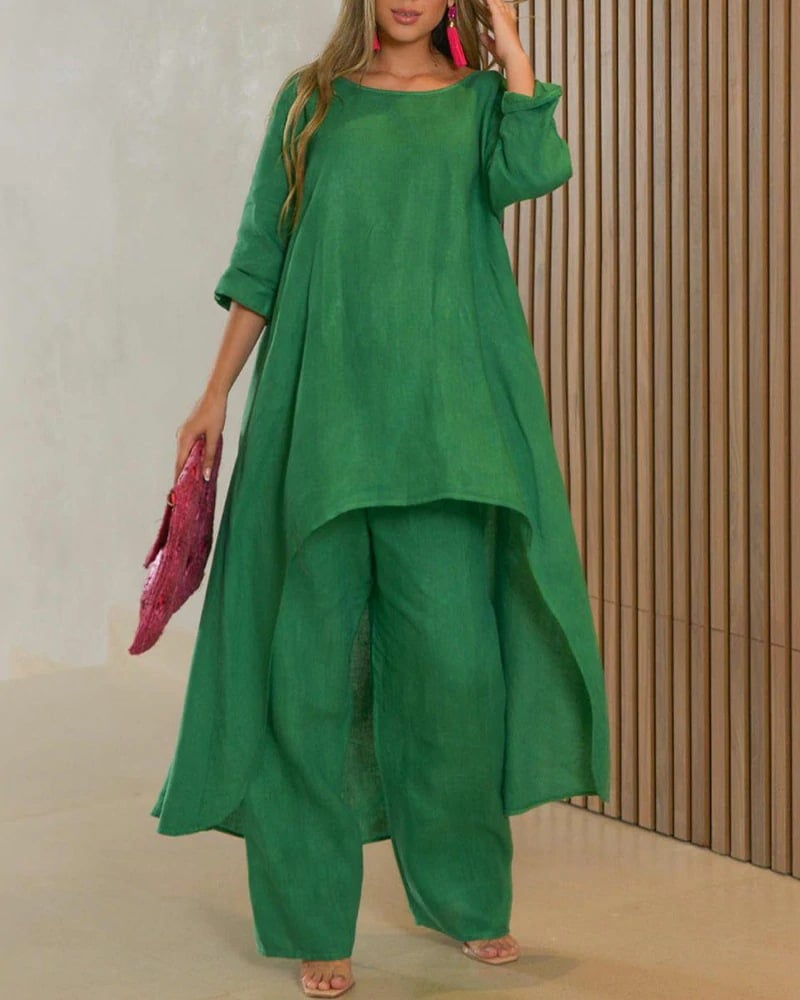 Gabi | Linen Suit Set for Women