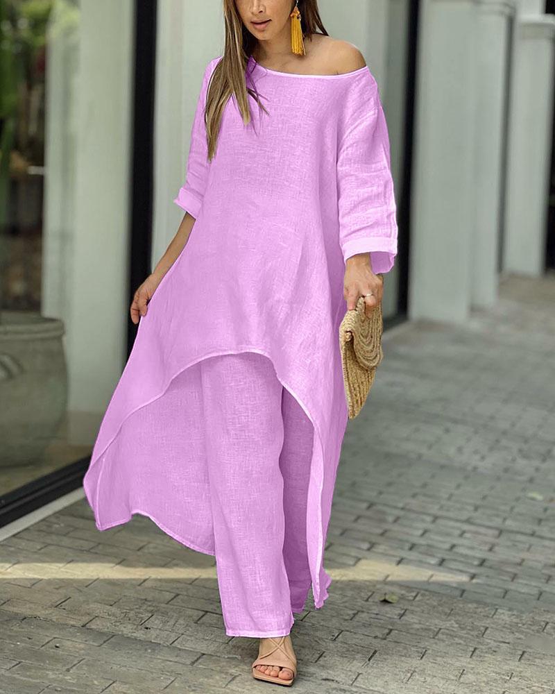 Gabi | Linen Suit Set for Women